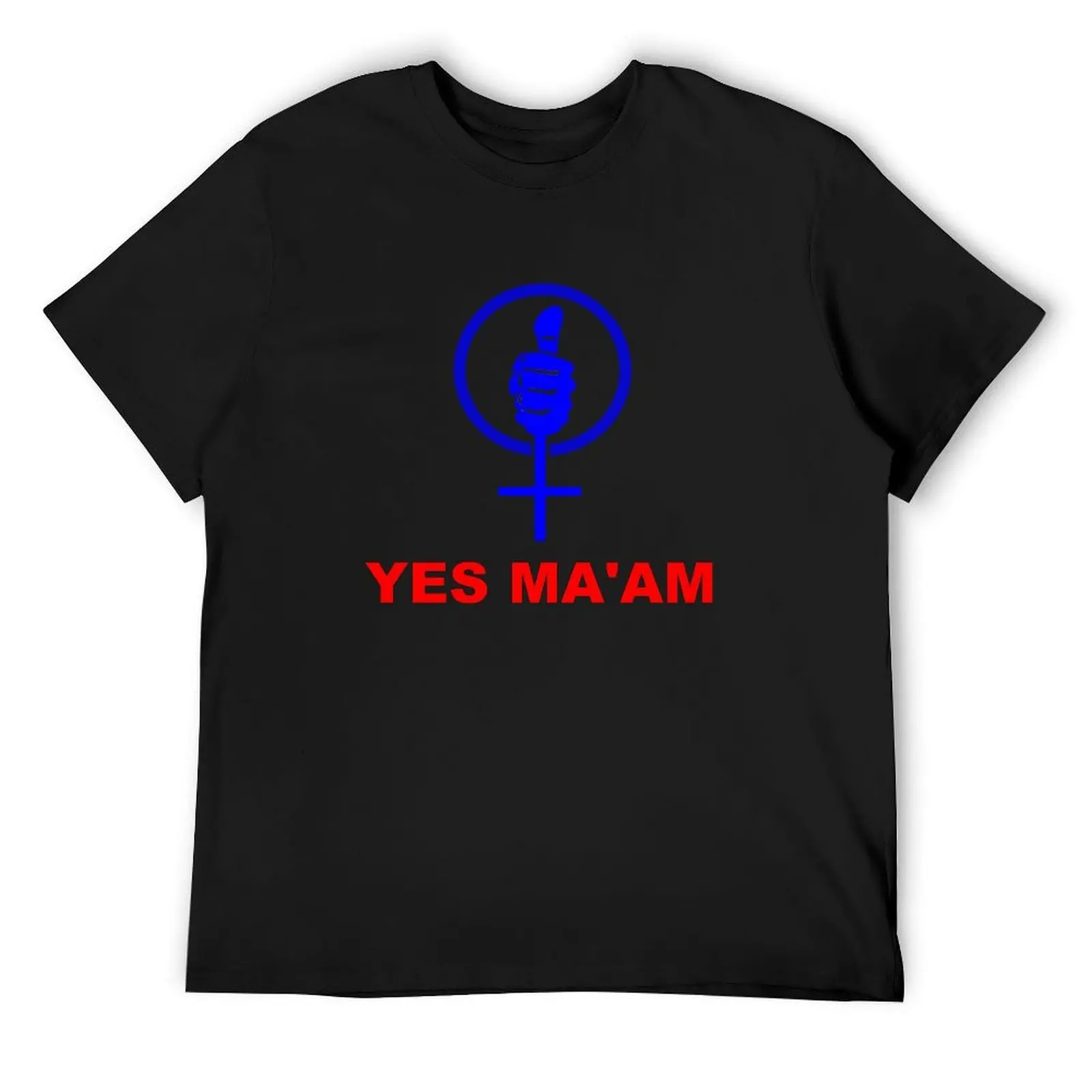 

Yes Ma'am T-Shirt graphic t shirts customs design your own luxury t-shirt cotton graphic tees designer t shirt men