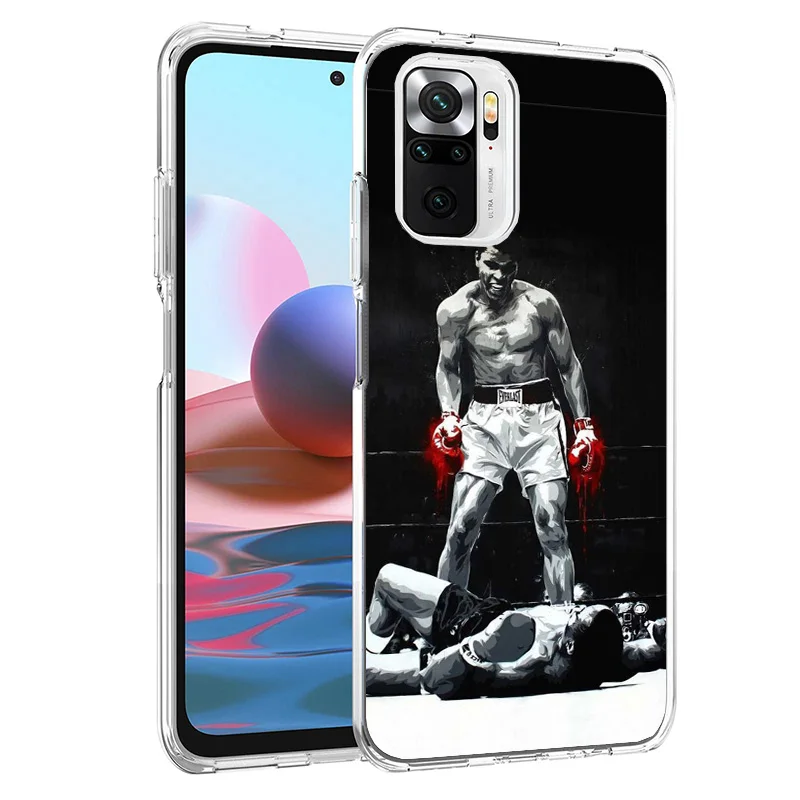 Mike Tyson Boxer Man Phnoe Case for Xiaomi Redmi 12 12C 10 10A 10C 10X 9 9A 9C 9T 8 8A 7 7A 6 6A S2 K20 Pro K40 Unique Cover