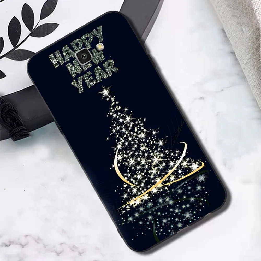 New Year 2024 Christmas  Phone Case For Samsung J 7 plus 7core J7 neo J6 plus prime J6 J4 J5 Mobile Cover