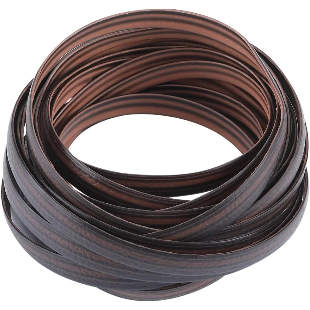 

32 м пластиковый плетеный рулон из ротанга, коричневый тиснение, плетение, полоска из ротанга, плетеный комплект материалов из ротанга для ремонта