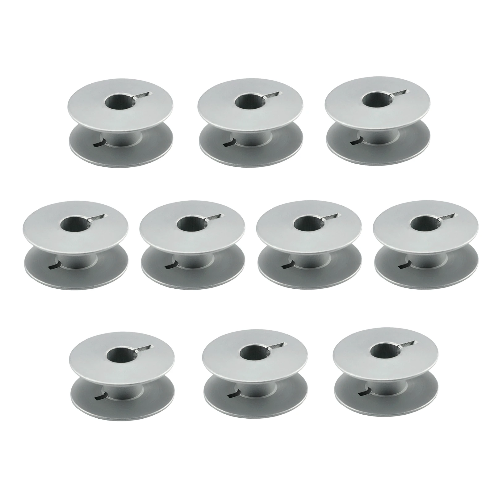 (10 PCS) 91-010079-05 Aluminum Bobbin For PFAFF 1245, 145, 146, 175, 240, 341, 491,  Sewing Machines