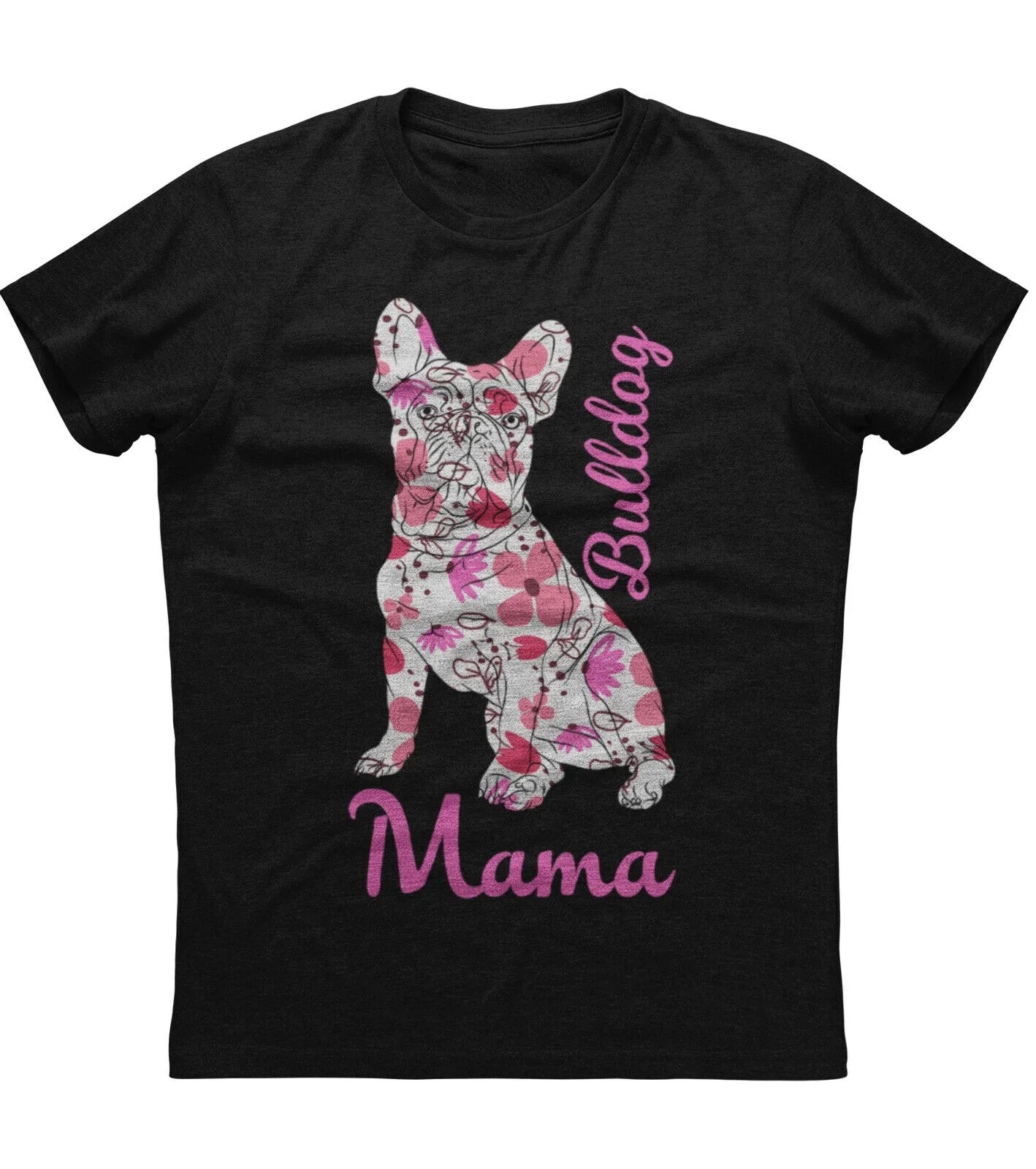 

Подарочная футболка Mama Bulldog, 100% хлопок, с круглым вырезом, летняя повседневная мужская футболка с коротким рукавом, размер S-3XL