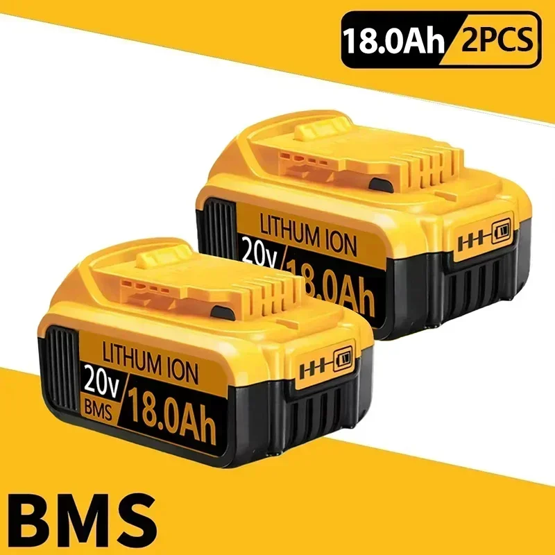 100% gloednieuw voor DEWALT 18.0AH DCB609 18V 20V Lithium-ion Batterij voor Dewalt DCB204 DCB205 DCB206 DCB609 DCB184 DCB200