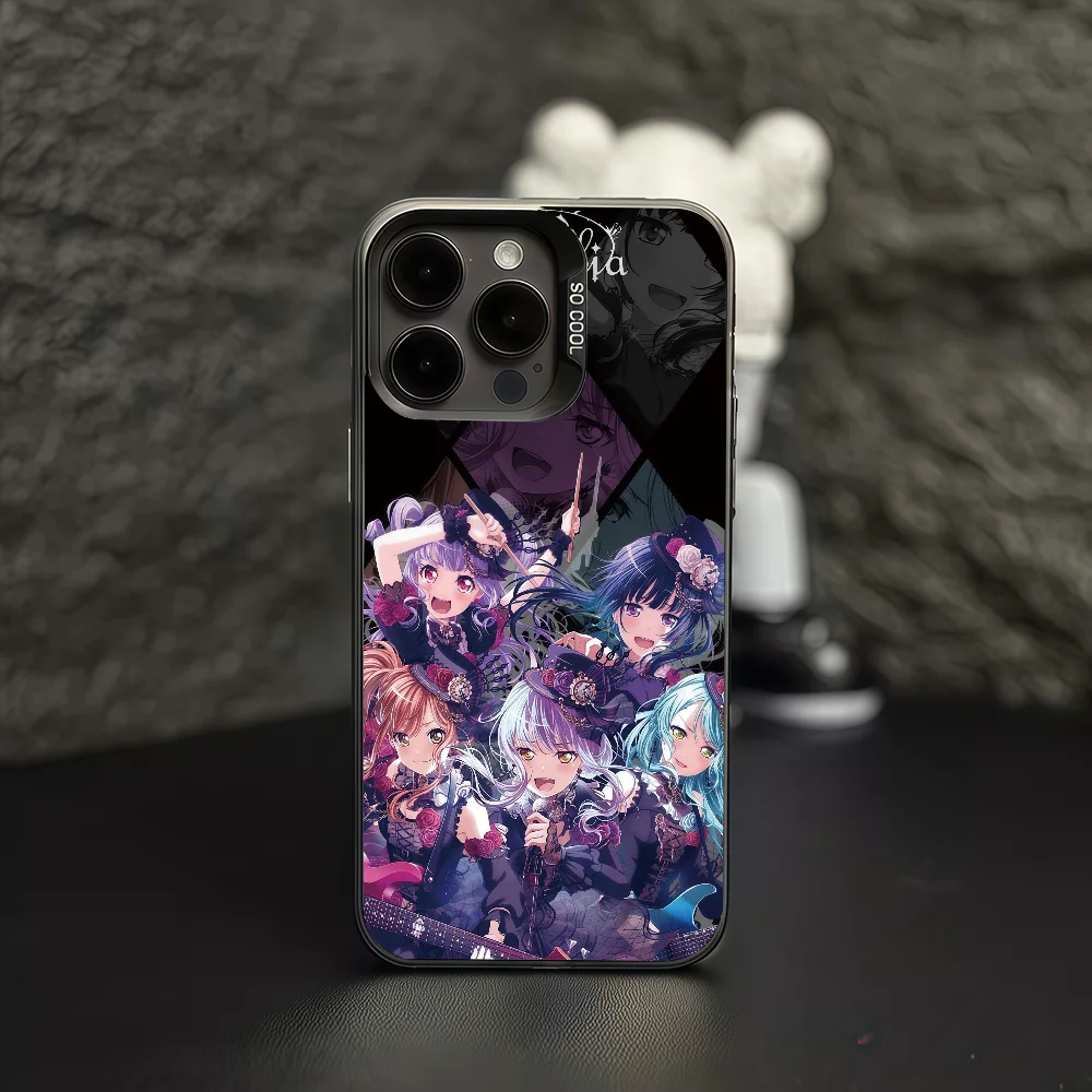 أنيمي R-Roselia بانغ حلم جراب هاتف لسامسونج A07 A17 A06 S25 S24 S23 الترا FE زائد واقية IMD اللون غطاء #5