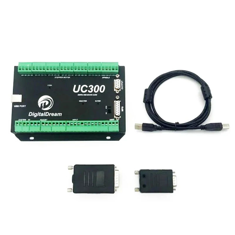 Pacote de controlador usb uc300 mach3 de 4 eixos com motores de passo de circuito fechado de 3n.m para máquina cnc ultimate bee/queenbee pro/workbee