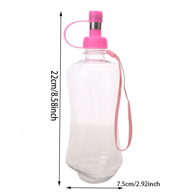 Pet Water Feeder Bottle Portable Outdoor Travel Water Bottle With Hook Water Bottle With Spout For Connecting To Water Bottle