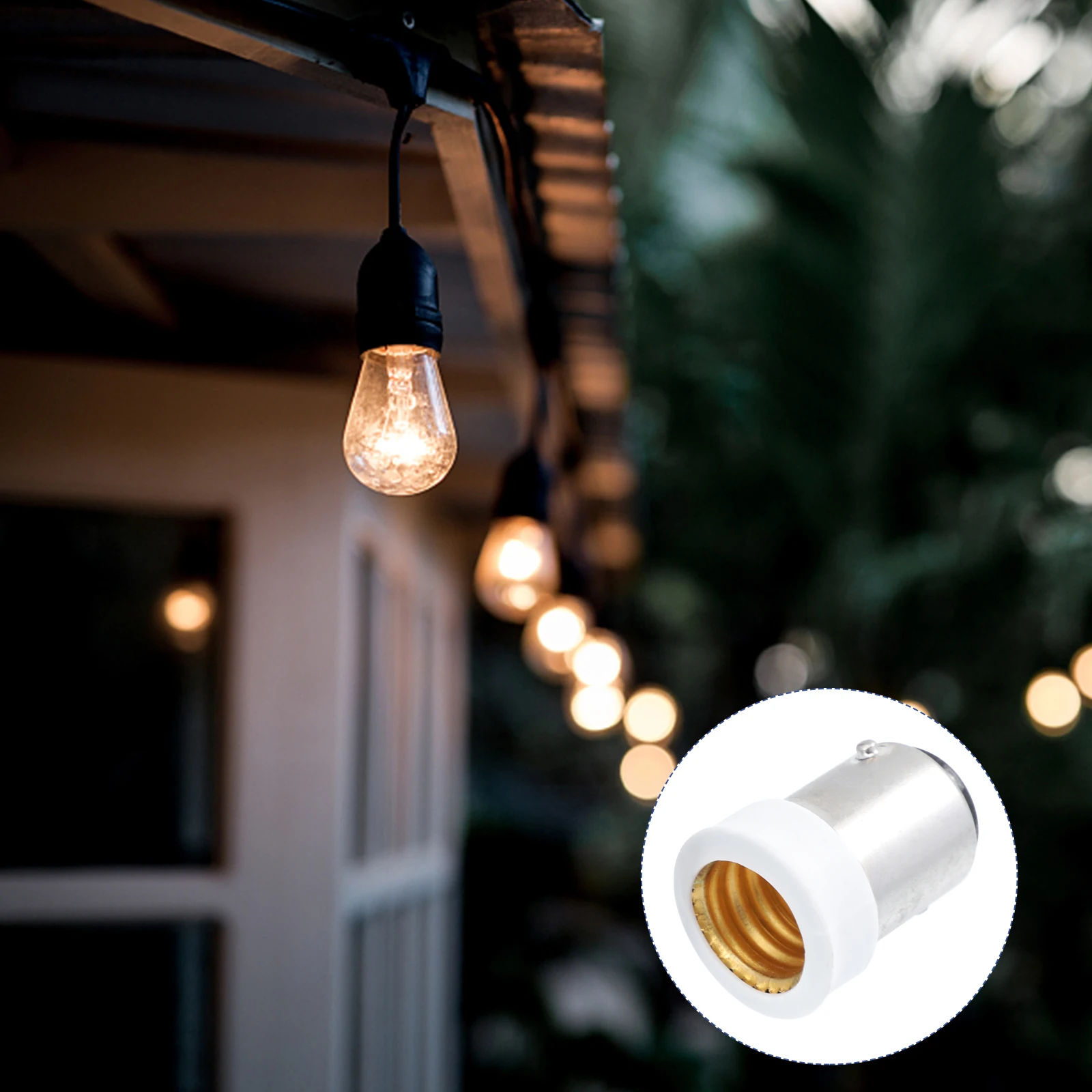 

10 Pcs Lamp Adapter Socket Bulb Convert Light Converter Extension Holder Plastic