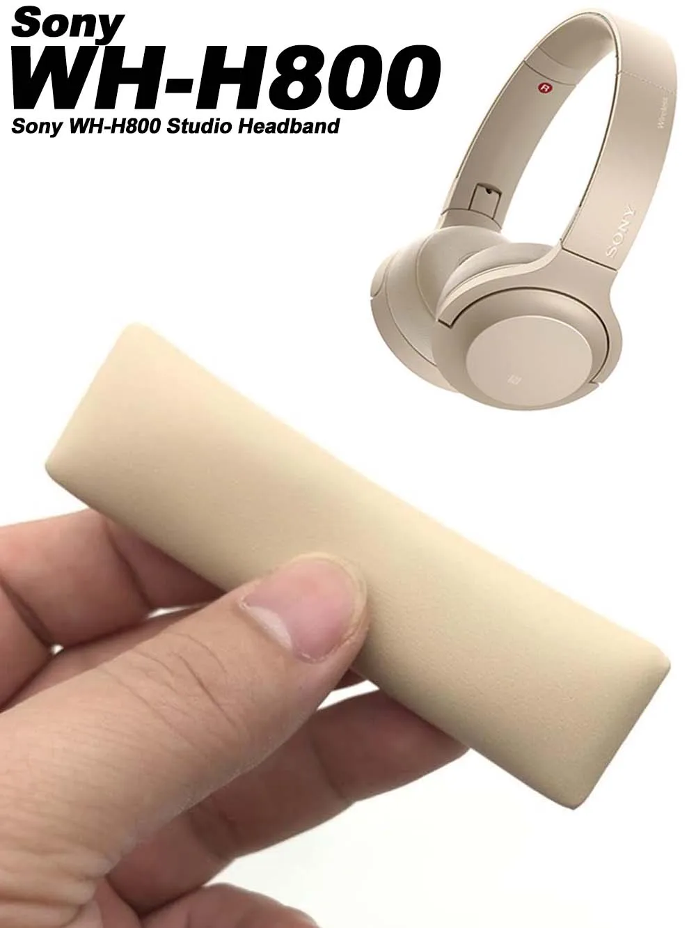 Earphone pads For Sony WH-H800 replacement Earpads headphones cloth Memory Covers Sponge Soft Protein