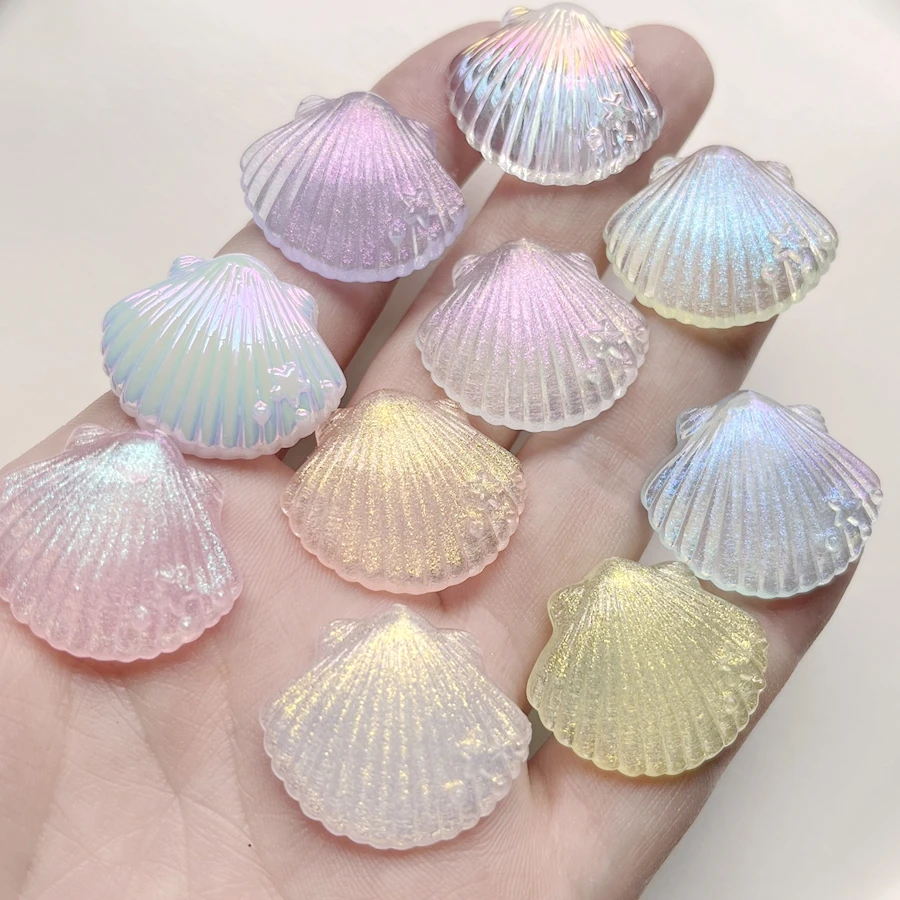 10pcs new sparkling Merman Shell Crystal Rhinestone diy hair accessories decorative accessories Jewelry decoration