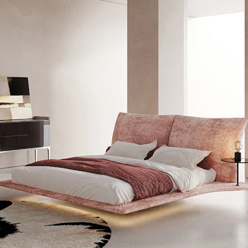 Mid Century Bed Designer Space Saving Universal Individual Minimalist Bed Reception Unique Japanese Muebles Trendy Furniture