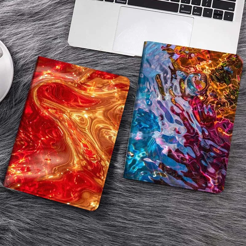 Red Gold Swirl Patt…