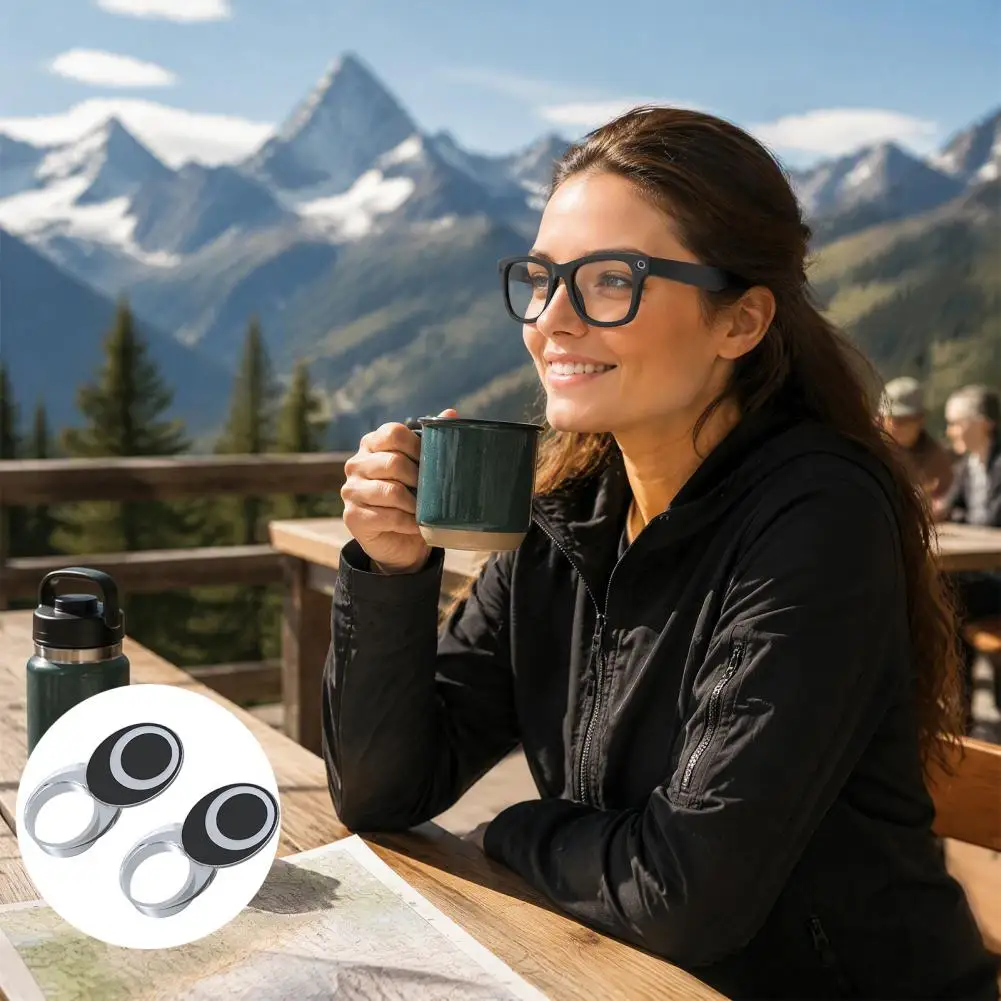 Glasses Privacy Shield Led Indicator Light Cover for Meta Glasses Anti glare Shading Sticker Protective Camera Blocking