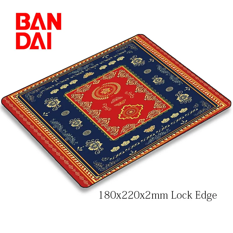 Persian Carpet National Style Mouse Pad Small  Mousepad Anime Gaming Accessories Keyboard Table PC Gamer Cute Cartoon Desk Mat