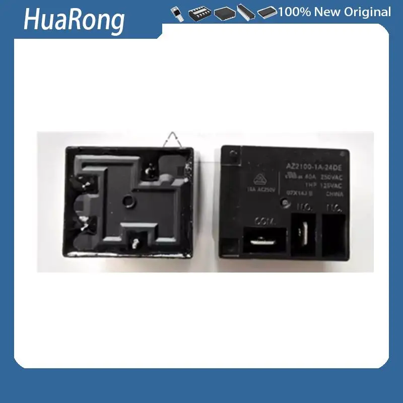 2Pcs/Lot   AZ2100-1A-24DE   HF2100-1A-24DE  24VDC 4PIN