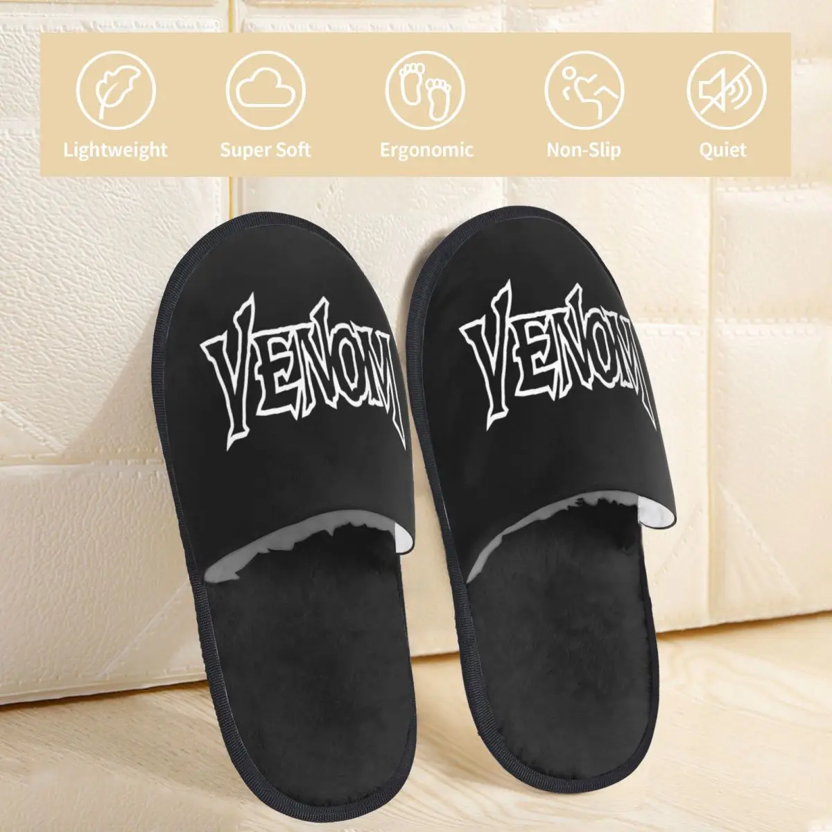 Venom The Last Dance 2024 Movie Slippers for Woman Man House Shoes Soft SPA Slippers