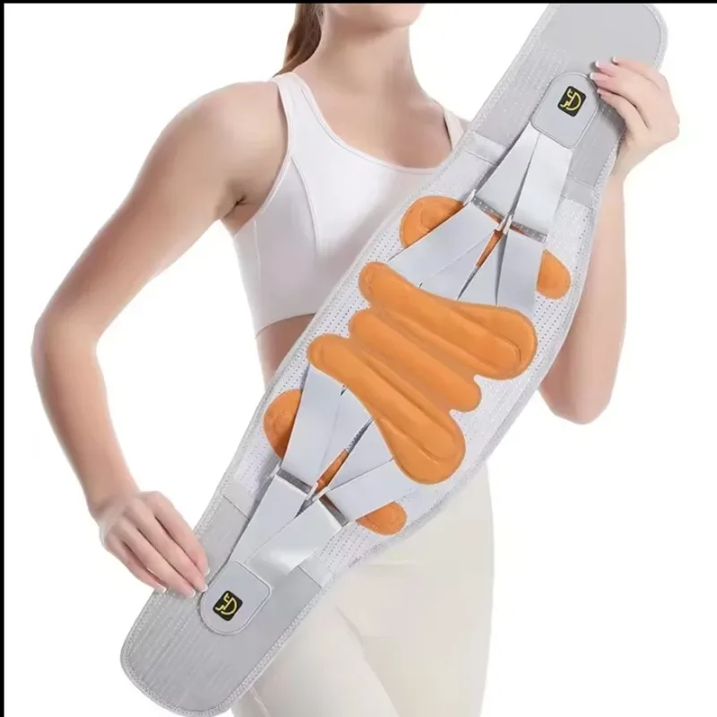 

Dual Adjustable Unisex Lumbar Lower Waist Back Support Elastic Lumbar Support Breathable Spandex Back Brace belt