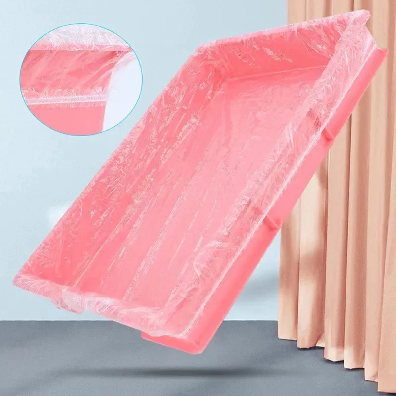 Disposable Plastic Cover Bag for Cat, Chassis Film, Easy Removal, Pet, Rabbit, Guinea Pig, Cage, Toilet Litter Accessories,10Pcs