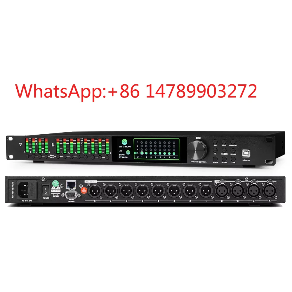 Intelligent Frequency Division DSP Processor Stage Automatic Sound Matching Equipment