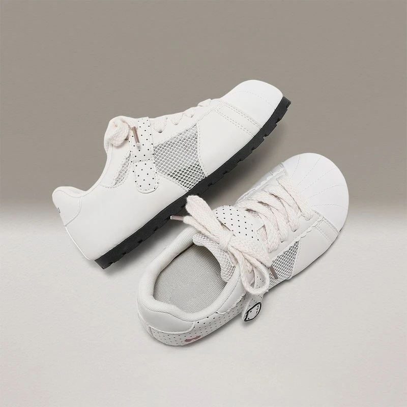 2026 New Women Platform Sneakers Breathable Mesh Non Slip Casual Shoes Comfort Walking Trainers