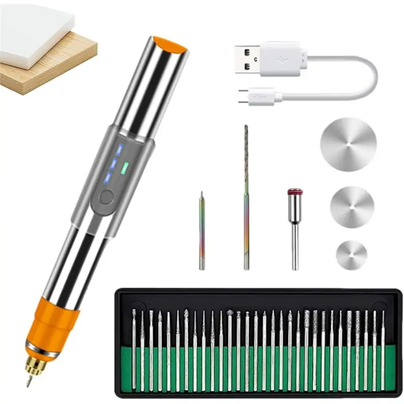 

ABKO-ручка для гравировки стекла, вращающийся металлический инструмент с регулируемой скоростью, идеально подходящий для установки ювелирных изделий, дерева, стекла, камня