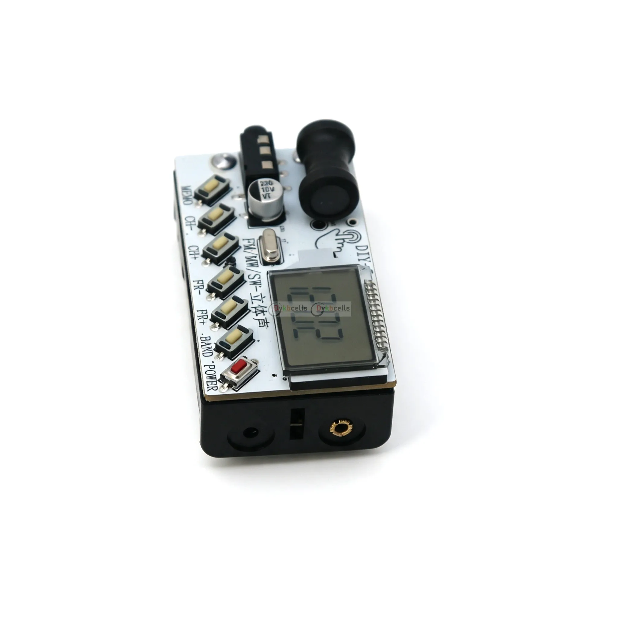 AM FM MW SW Radio Digitaluhr LCD-Display Frequenz 4-Band Mittelwellen-Kurzwellen-Empfänger Rundfunkempfang Kopfhörer-Radio – Detail 8