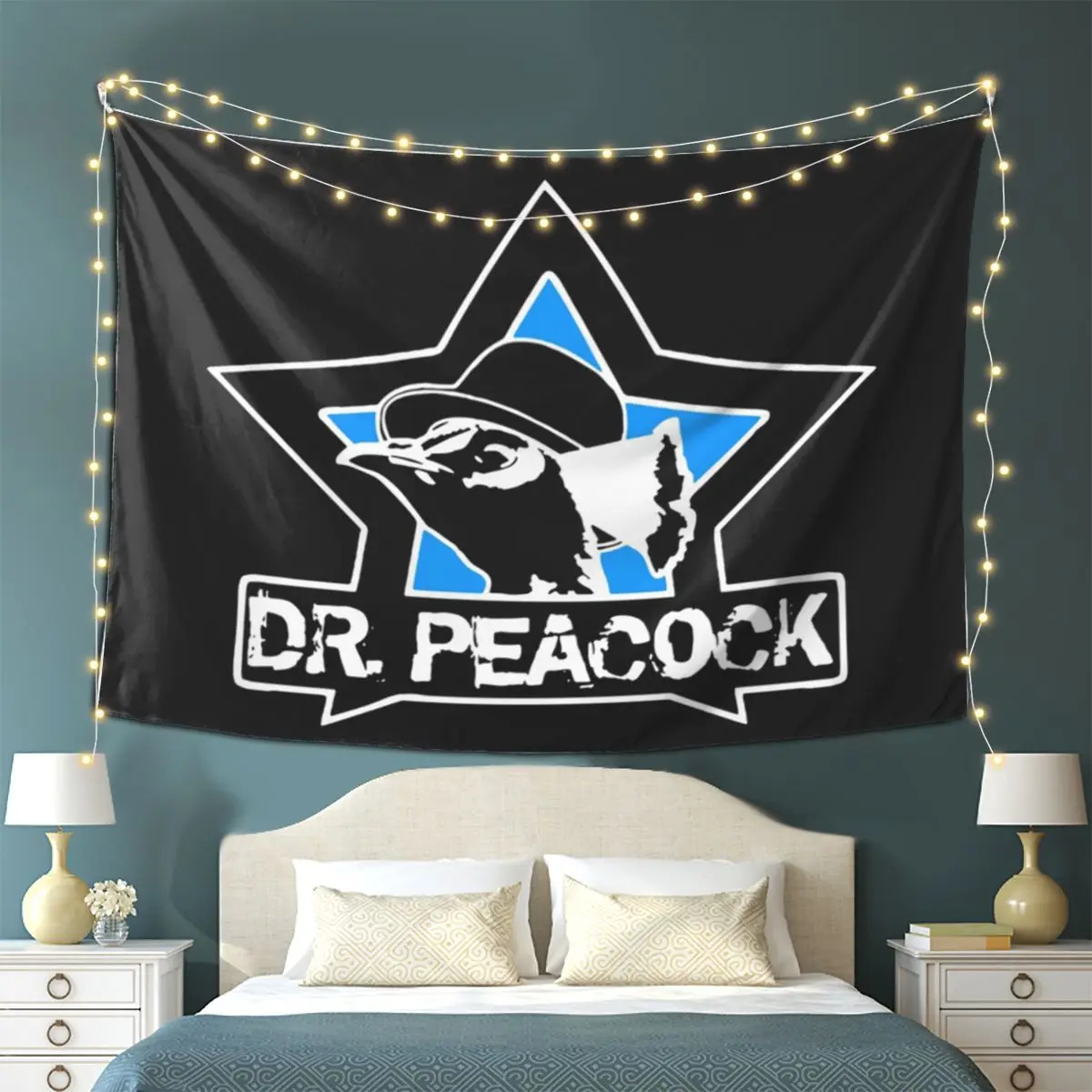 

Dr. Peacock Tapestry Wall Hanging Aesthetic Home Decor Tapestries for Dorm Room
