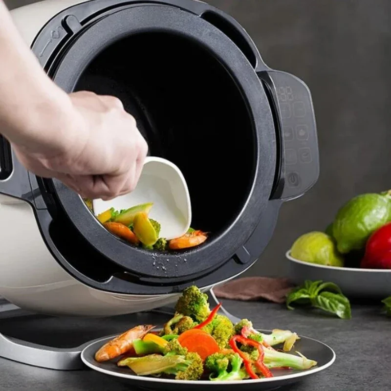 220V/110V Multifuncation Intelligent Automatic Stir-fry Meal Cooking Pot Robot IH 2000W Cooking Wok Electric Stir-Fry Pan