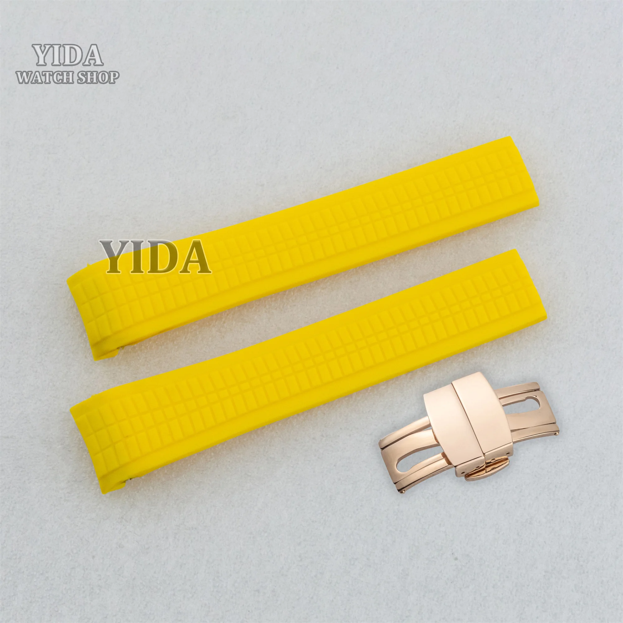 Rubber Watch Strap 21MM Watchbands Bands Replacements for AQUANAUT Nautilus Parts Repair Tools Watch Wristband Accessories