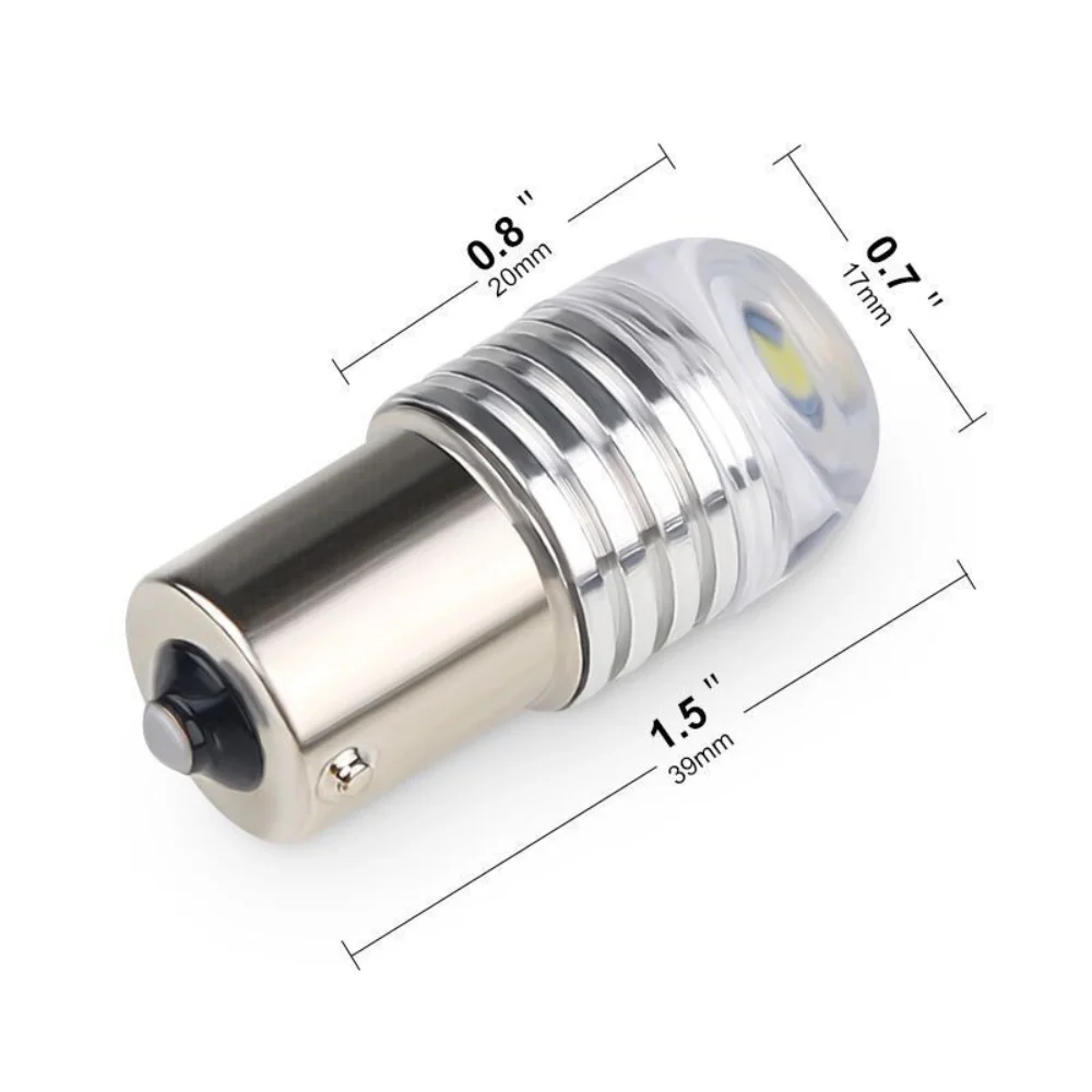 STONEGO 1156 BA15S P21W 1157 BAY15D Red Strobe Lamp 5630 3SMD Right LED Bulbs 12V Car Brake Turn Signal Tail Flashing Light - view 5