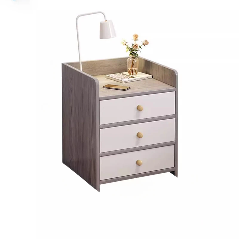 Nordic Hotel Bedside Table Bedroom Storage Aesthetic Nightstand Modern Mesitas De Noche Interior Decoration