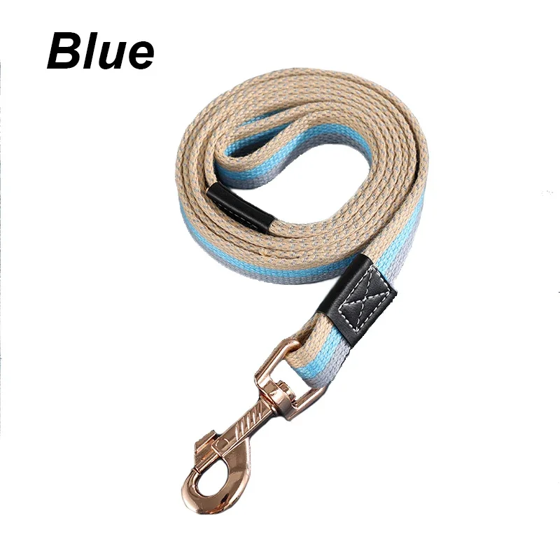 Dog Leash For Walking And Training Durable Canvas Traction Rope_voghion.com
