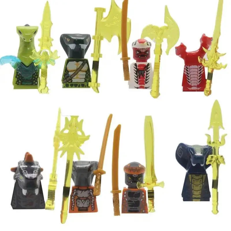 Ninja Figur Bausteine Nya Lloyd Lord Garmadon E Mr. Skull Wizard Moro Omega Chokun Anime Puppe Modell Ziegel Kind Spielzeug