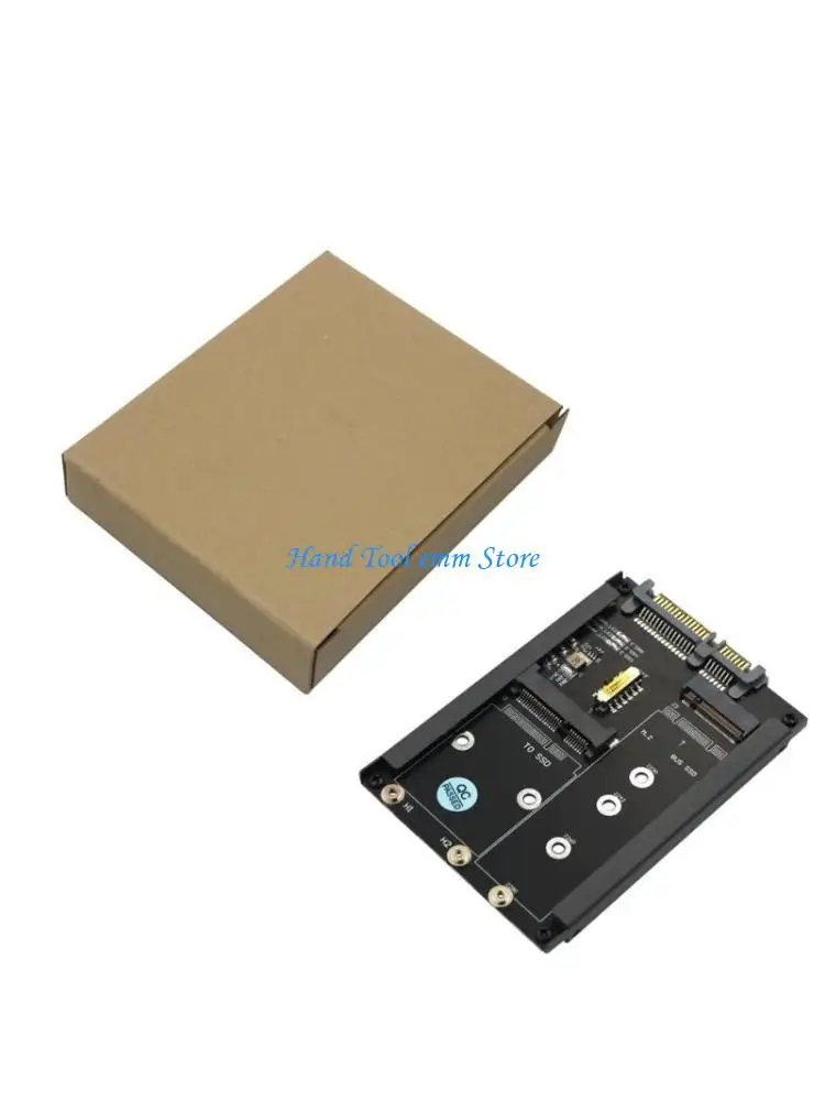 H37F M.2 MSATA to SATA3.0 6Gbps 2.5" Conversion Card for Desktop and Server