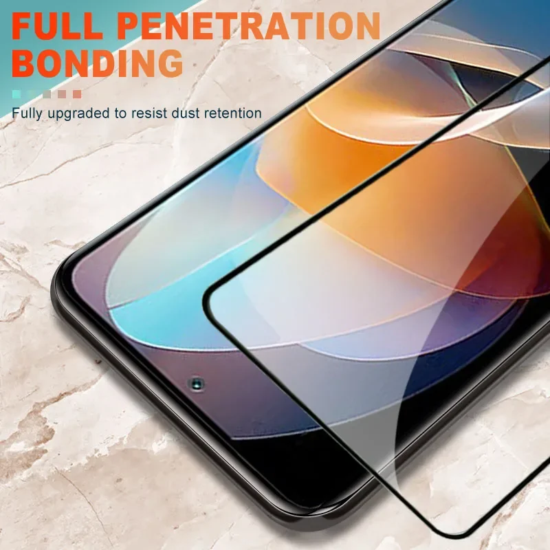 999D Full Cover Tempered Glass For POCO X3 NFC X5 X6 Pro Screen Protector For poco F3 F4 GT F5 F6 M6 4G 5G Protective Glass Film