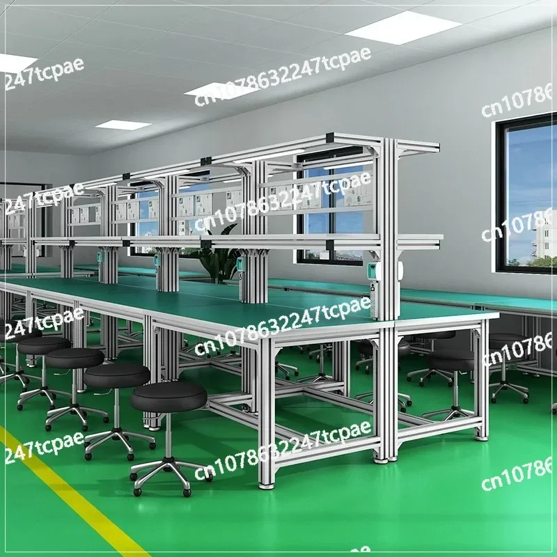 Aluminum alloy anti-static workbench Factory workshop Electronic inspection Packaging maintenance table