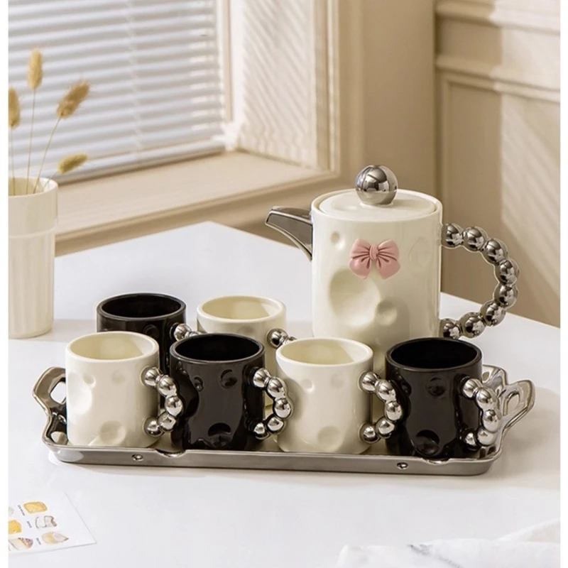 

Tea set Cream wind ceramic water cup Household living room cup Teacup