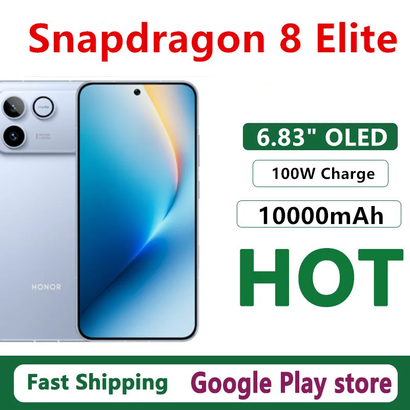 【美品】HONOR WIN RT 白 12GB 256GB 本体 中国版 Original Honor Win RT Mobile Phone Snapdragon 8 Elite 6.83