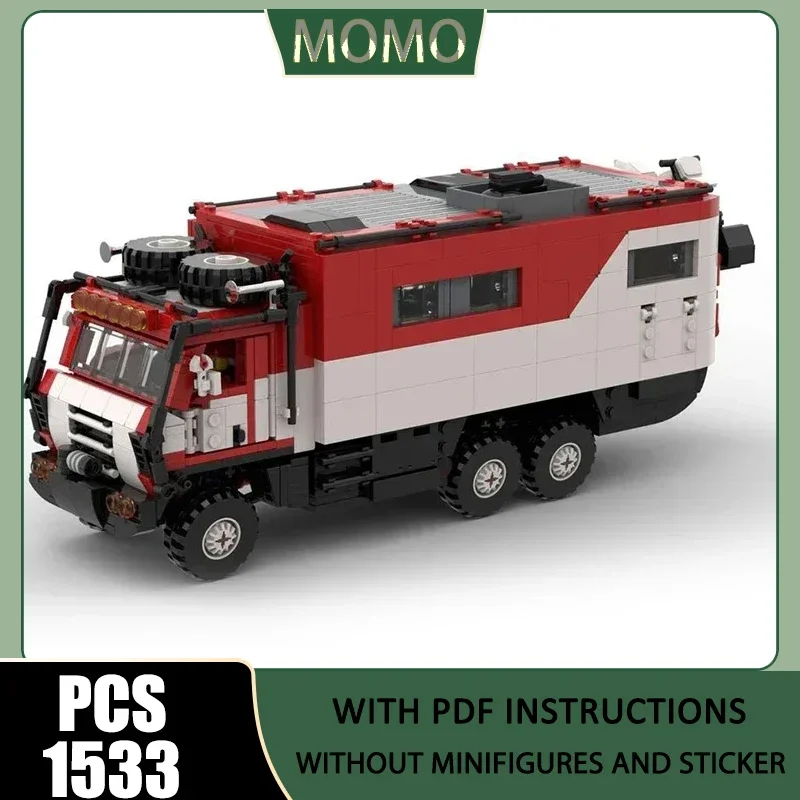 Moc Building Bricks Classic V10 Camper Technology Modular Blocks City Vehicle Model Gifts Christmas Toys DIY Sets Assembly