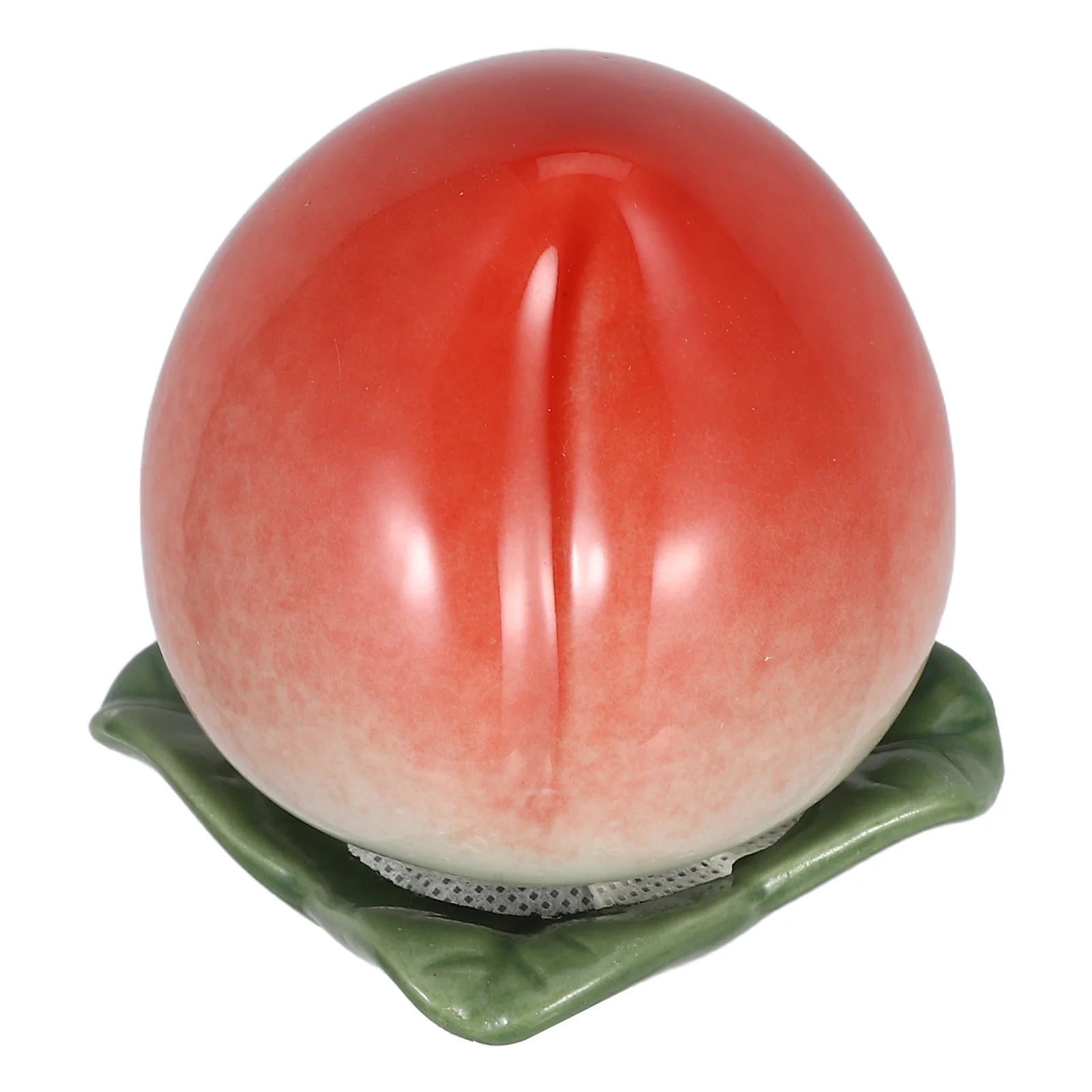 

Peach Appearance Ceramic Tea Jar Exquisite Workmanship Airtight Sealed Container for Tea Leaves Coffee Beans Decor Gift