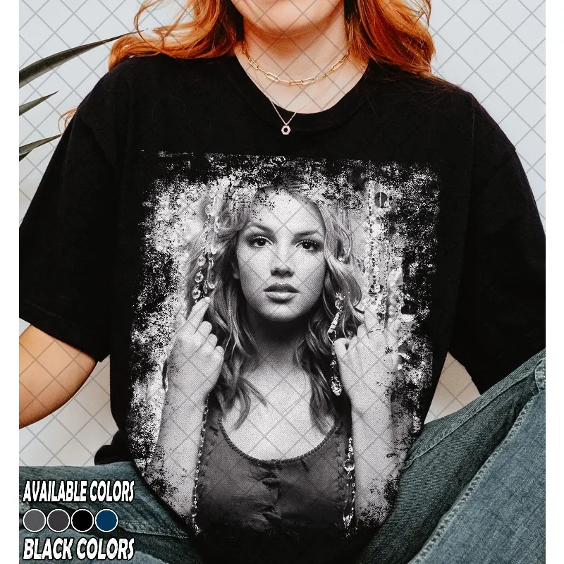 Britney Spears Fan T-shirt, Unisex Gift T-shirt, Women's T-shirt, All Season Unisex Retro T-shirt