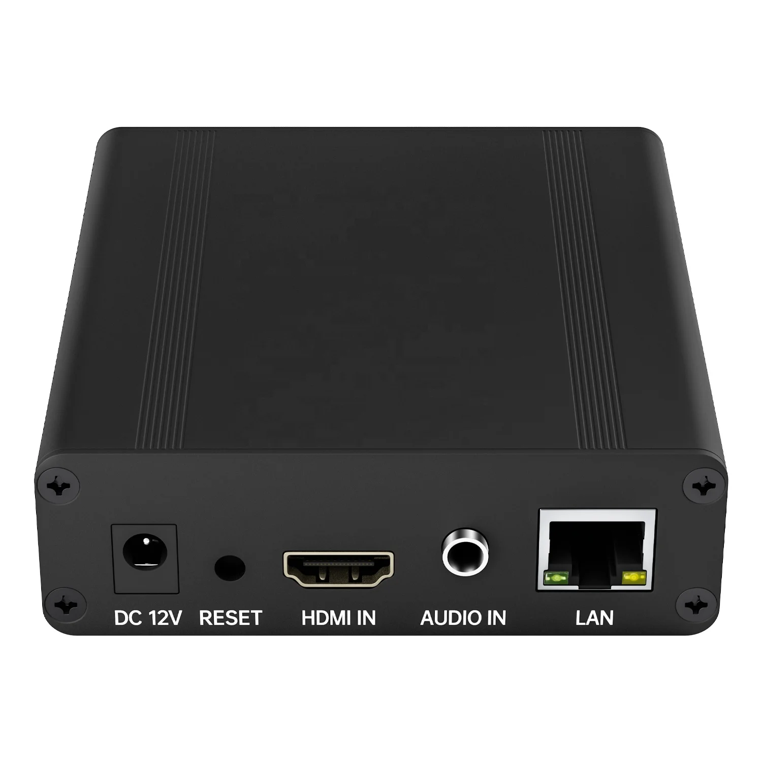 RTSP SRT RTMP UDP H.265 H.264 HDMI a IP Caja de captura de vídeo Codificador de corriente Cámara transmisora de baja latencia