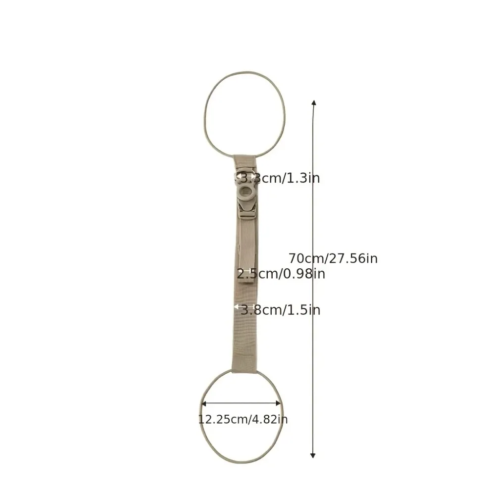 2-in-1 Elastischer Verstellbarer Gepäckgurt, Reisegepäck-Bungee-Gurt mit Schnellverschluss und Schloss, Geeignet für Rucksäcke – Detail 5