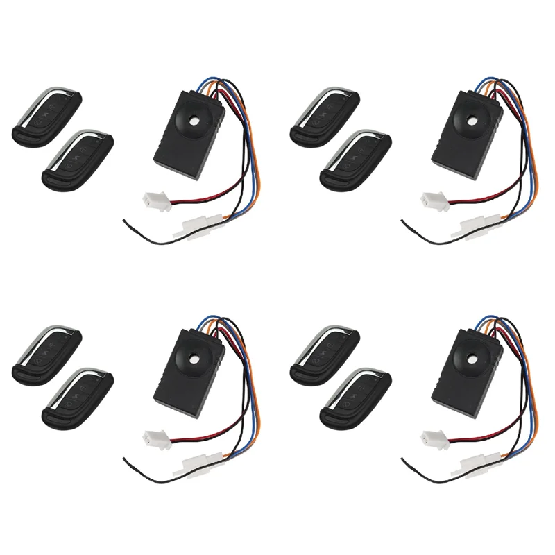

A99I-4X 36V-72V Universal Remote Control Electric Scooter Alarm Security System E-Bike Moped 110DB Smart Anti-Theft Alarm