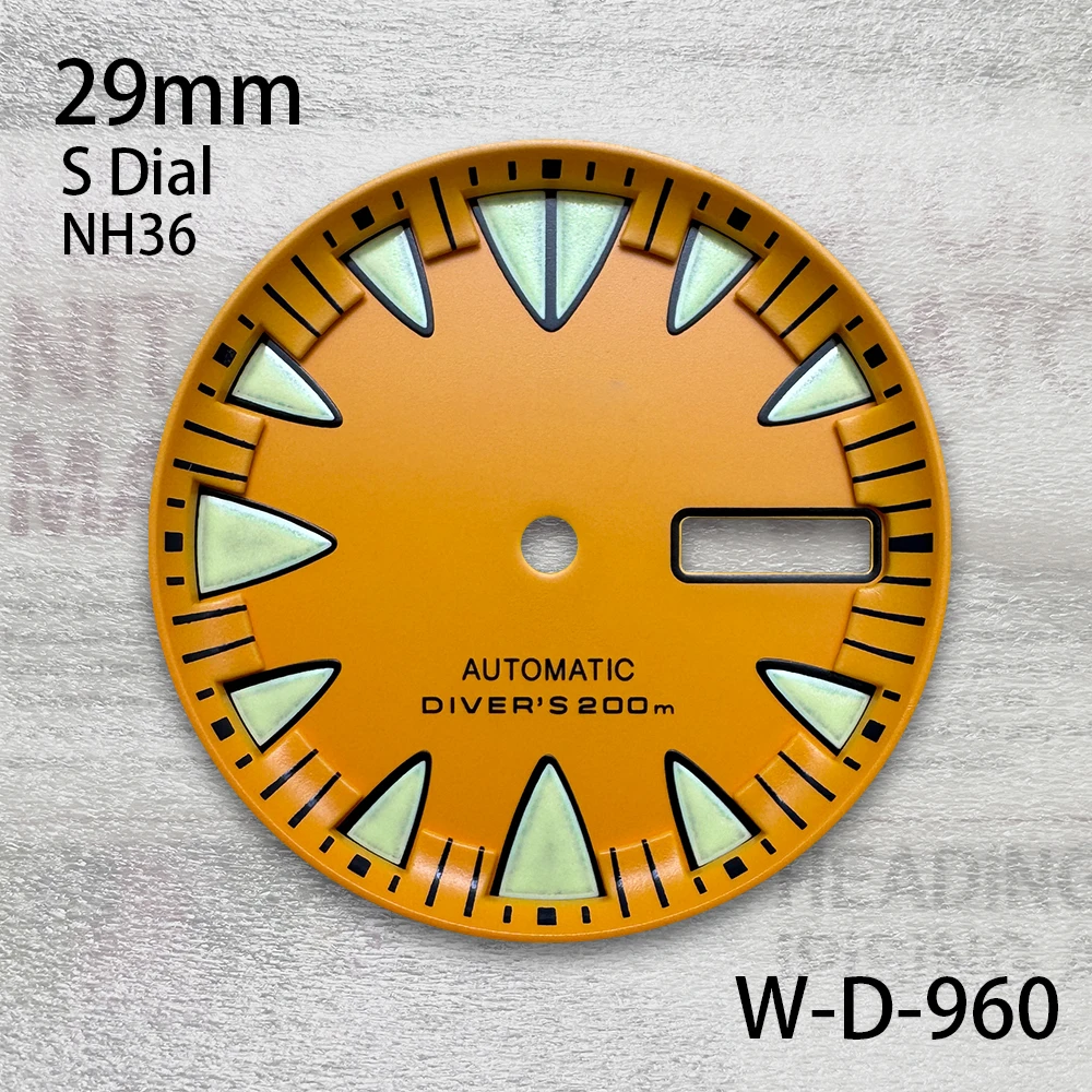 28.5/24.5/29/29.5/32.5 مللي متر S/GS شعار روما الطلب صالح NH35/NH05/NH36/VK63 حركة السيدات ساعة أشعة الشمس تعديل الملحقات