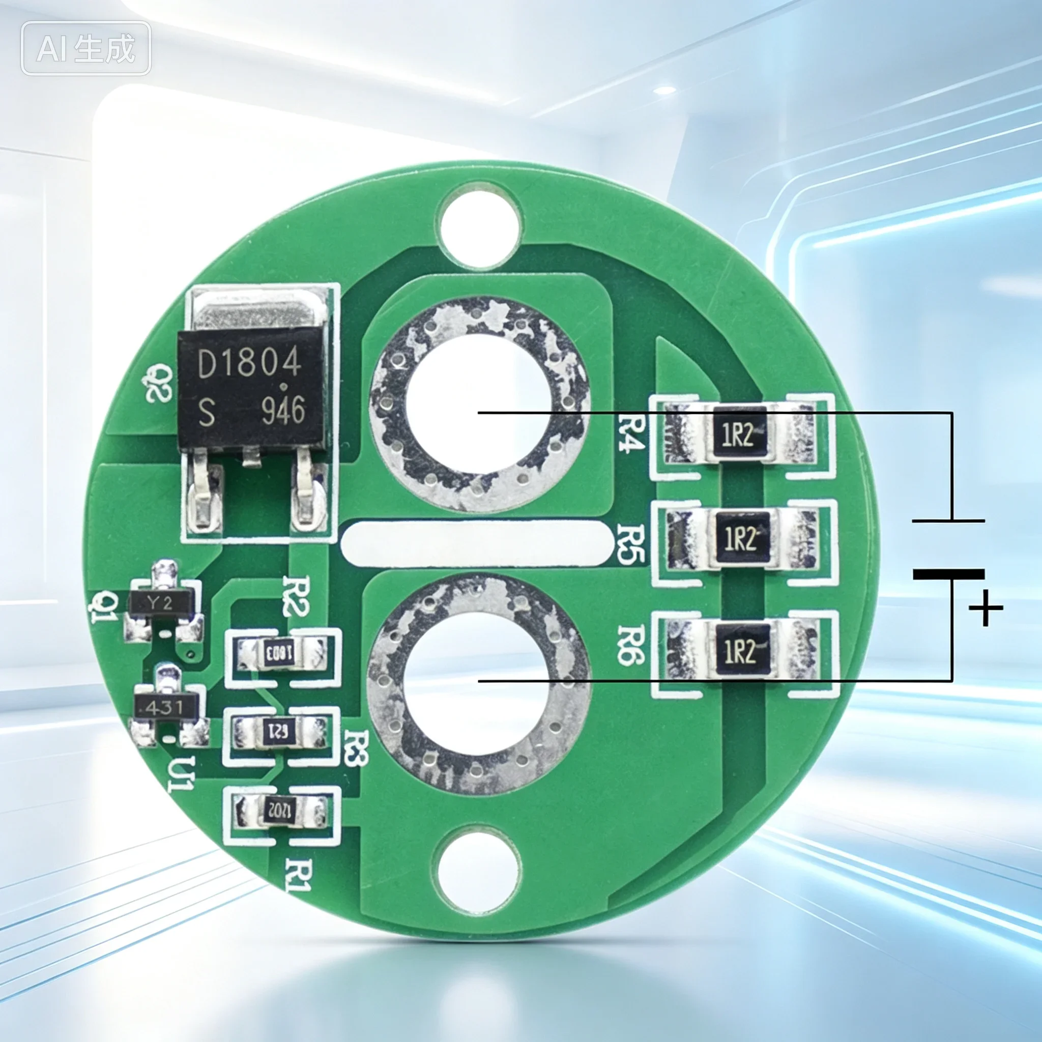 for Mini 2.5V 700F Round Super Farad Capacitor Protection Board Voltage‑Balancing Board Voltage‑Limiting Circuit Board 600