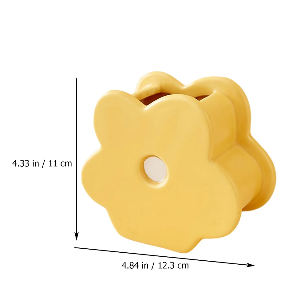 

1Pcs Creative Ceramic Desktop Vase Flower Modeling Decorative Vase Lovely Plant Shape Flower Arrangement Container