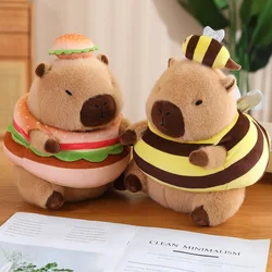 Internet Celebrity Transformed Plush Capybara Toy Hamburg Capybara Bee Capybara Persimmon Capybara Plush Toy Children's Gift