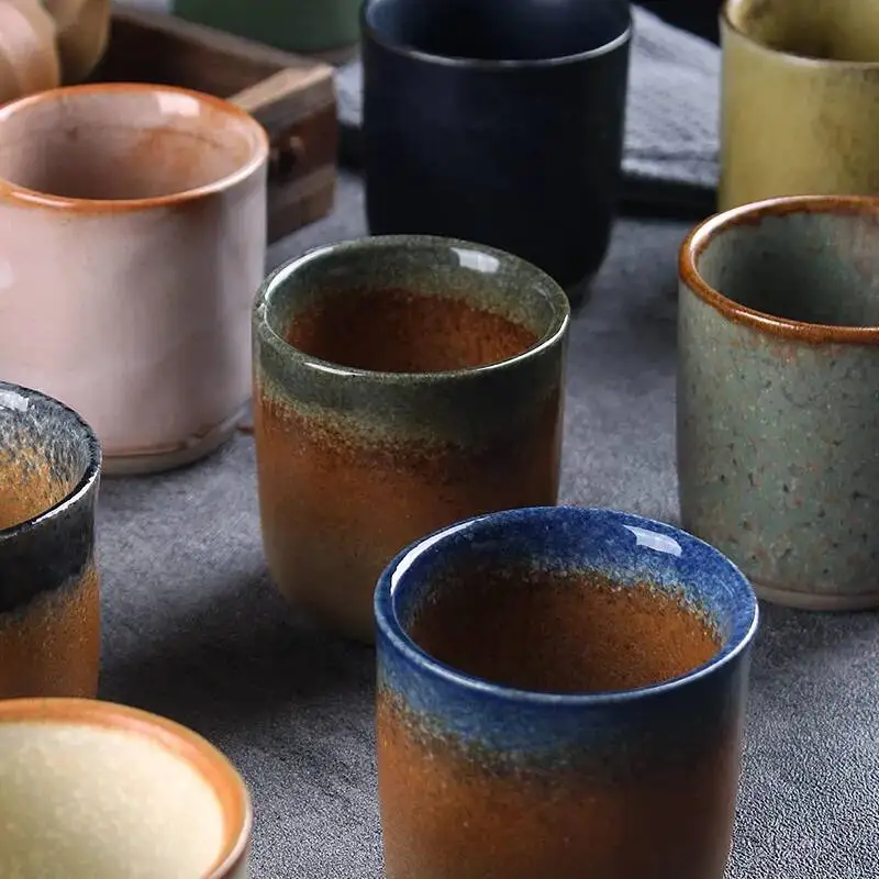 Ceramic Kiln Transformed Tea Cup Ceramic Water Cup  Drinking Utensils