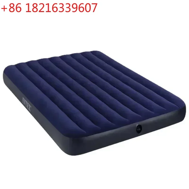 TAO Inflatable Mattress Convenient Home Outdoor Single and Double Air Cushion Increase Thick Blue Folding Matress Sleeping Folda