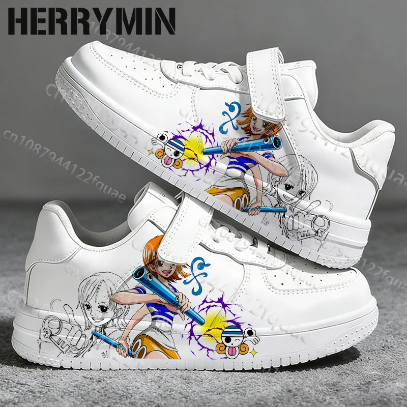 

ONE PIECE Youth Kids Campus Casual Shoes Boys Girls Selection Fashion Hot Selling Parity Non-Slip Sports Walking Print Shoes